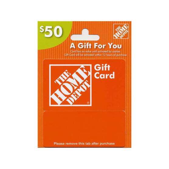 Activate Home Depot Gift Card