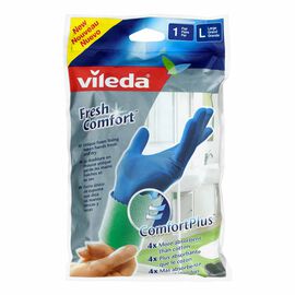 Vileda 105412 Fresh Comfort Gloves, 12 Pairs (Pack of 1) : :  Health & Personal Care