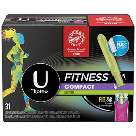 U By Kotex Fitness Compact Tampons Super 31 S London Drugs