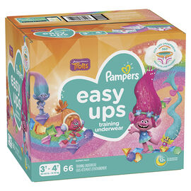 Pampers Easy Ups Girls Size 3T-4T Training Pants 23 ct Pack, Diapers &  Training Pants