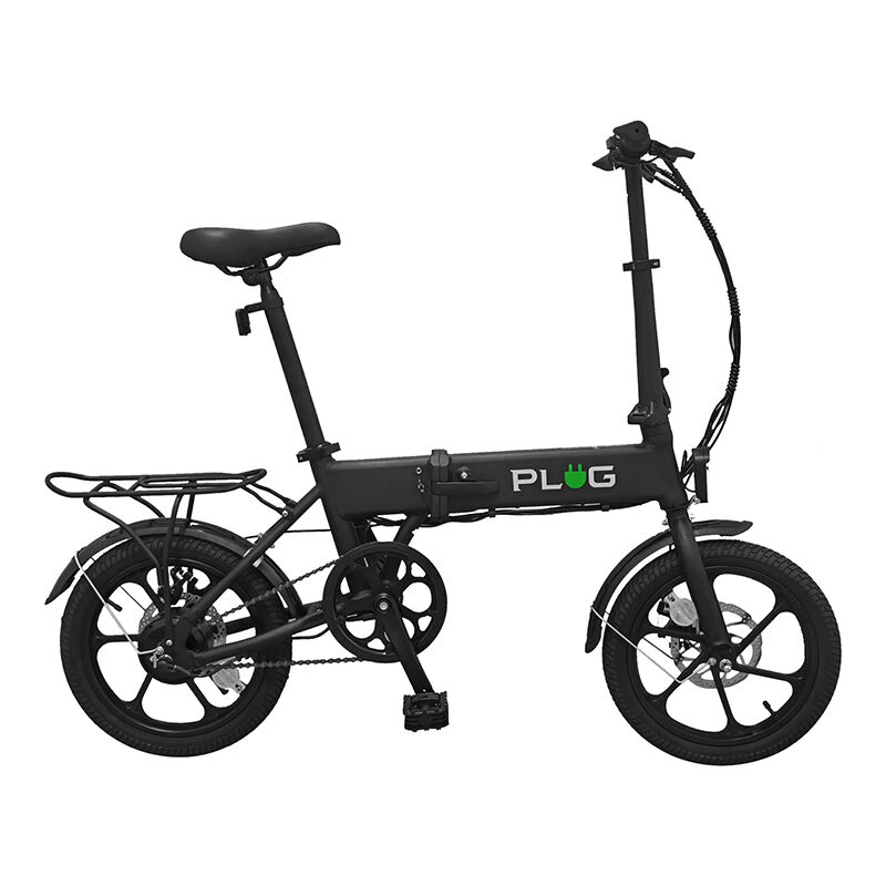 Plug Folding Electric Bike - Black - 9221