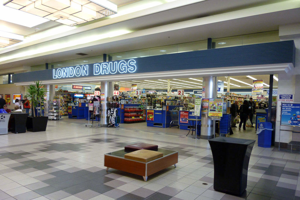 London Drugs Store at 2929 Barnet Highway, Coquitlam BC