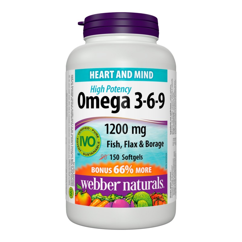 ber Naturals Omega 369 1200mg 90's London Drugs