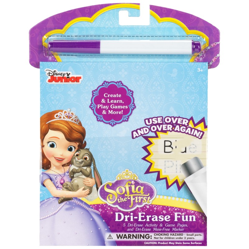 Disney Junior Sophia Dry Erase Fun Activity and Game Set