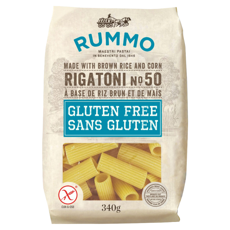 Rummo Gluten Free Pasta - Rigatoni - 340g