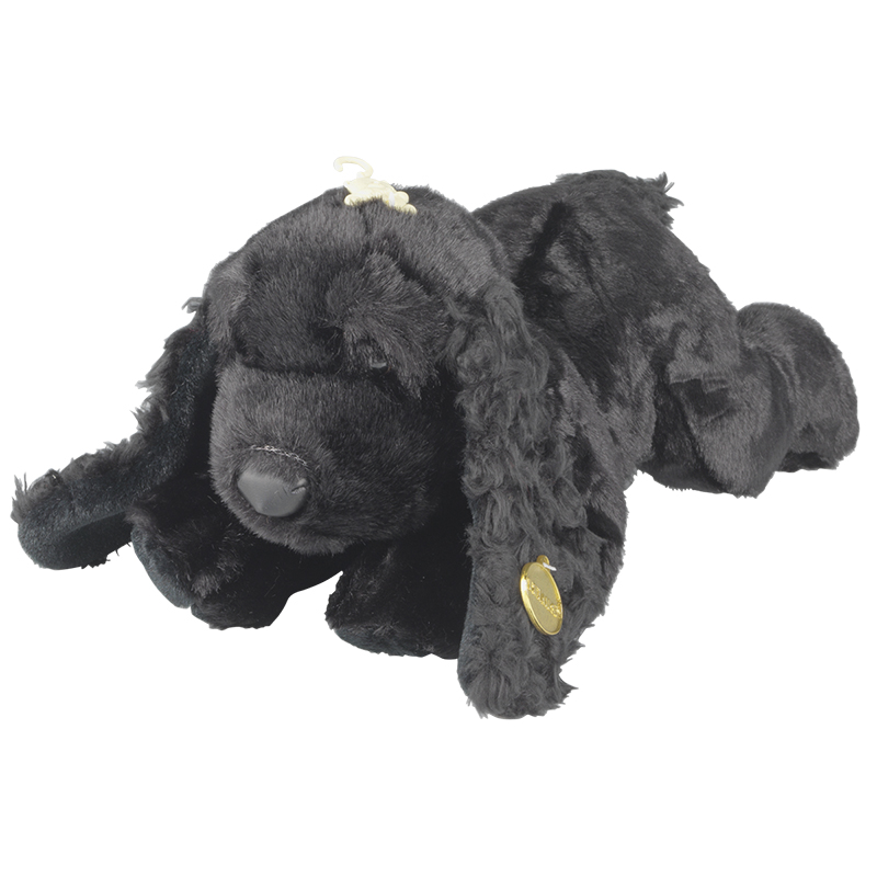 black cocker spaniel soft toy