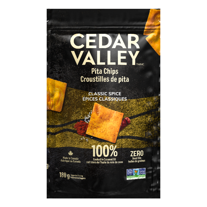 Cedar Valley Pita Chips - Classic Spice - 180g