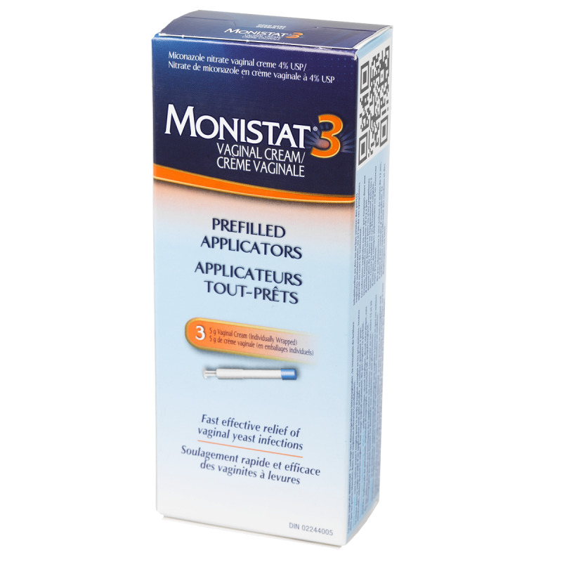 Monistat 3-Day Treatment Combination Pack Cream - 3x5g