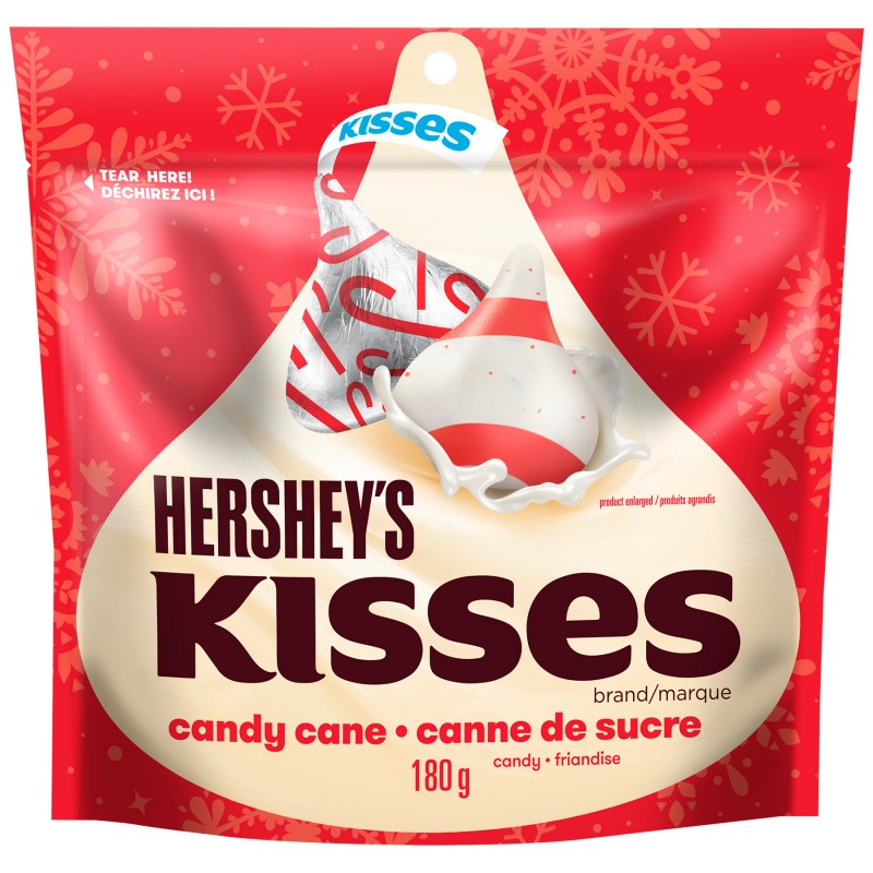 Hershey Kisses - Candy Cane - 180g