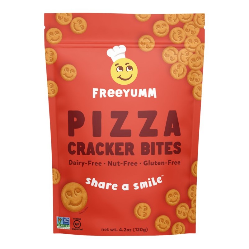 Freeyumm Pizza Cracker Bites Snacks - 120g