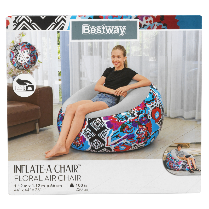 Bestway Floral Air Inflatable Chair