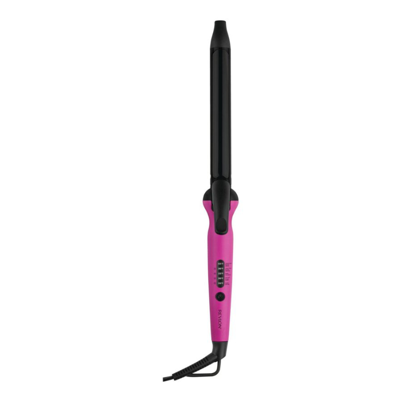 Revlon Easy Heat Curling Iron - Deep Pink/Black - 1in - RVIR1196F