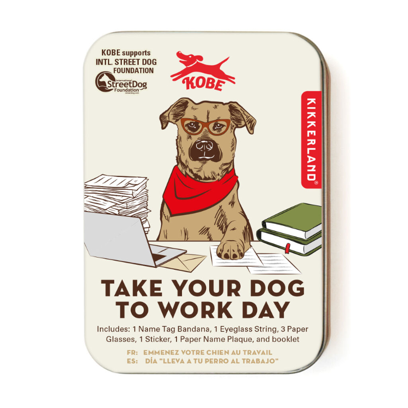 Kikkerland Take Your Dog to Work Day