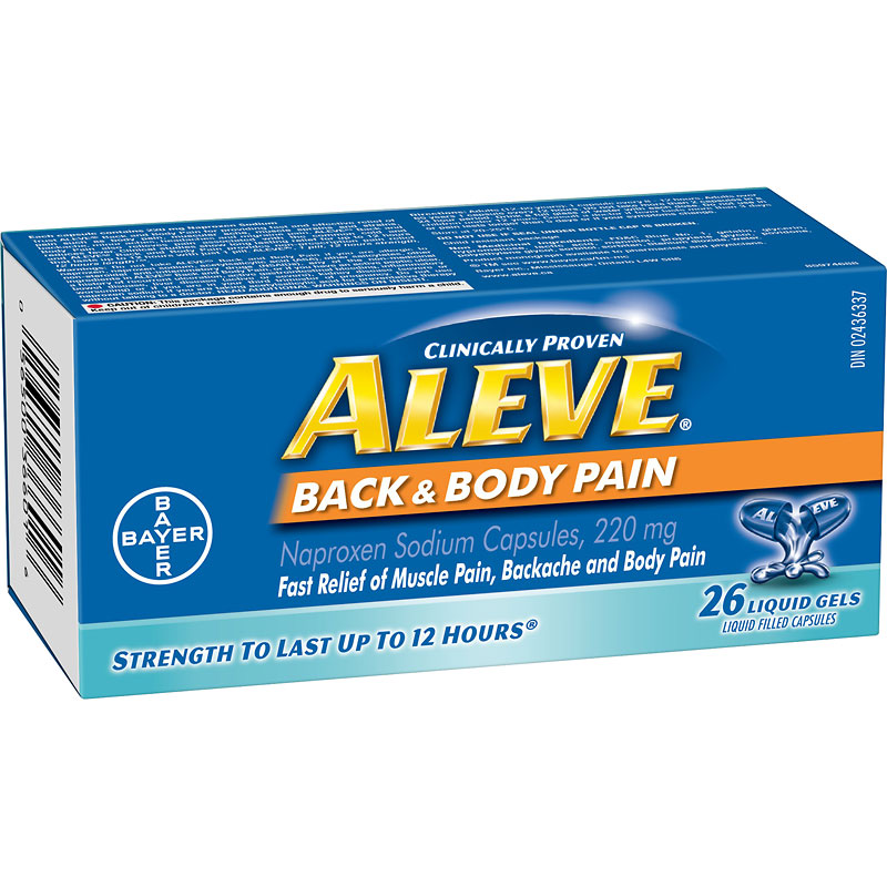 Aleve Back & Body Pain 220mg 26's London Drugs