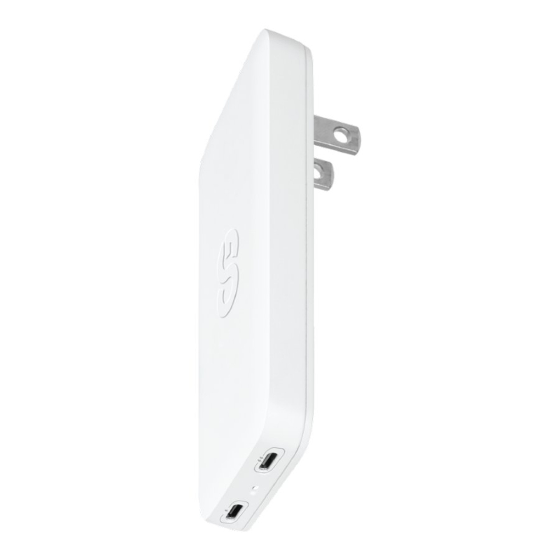 Logiix Power Plus 65 Slim Dual USB-C Power Adapter - White - LGX-13659