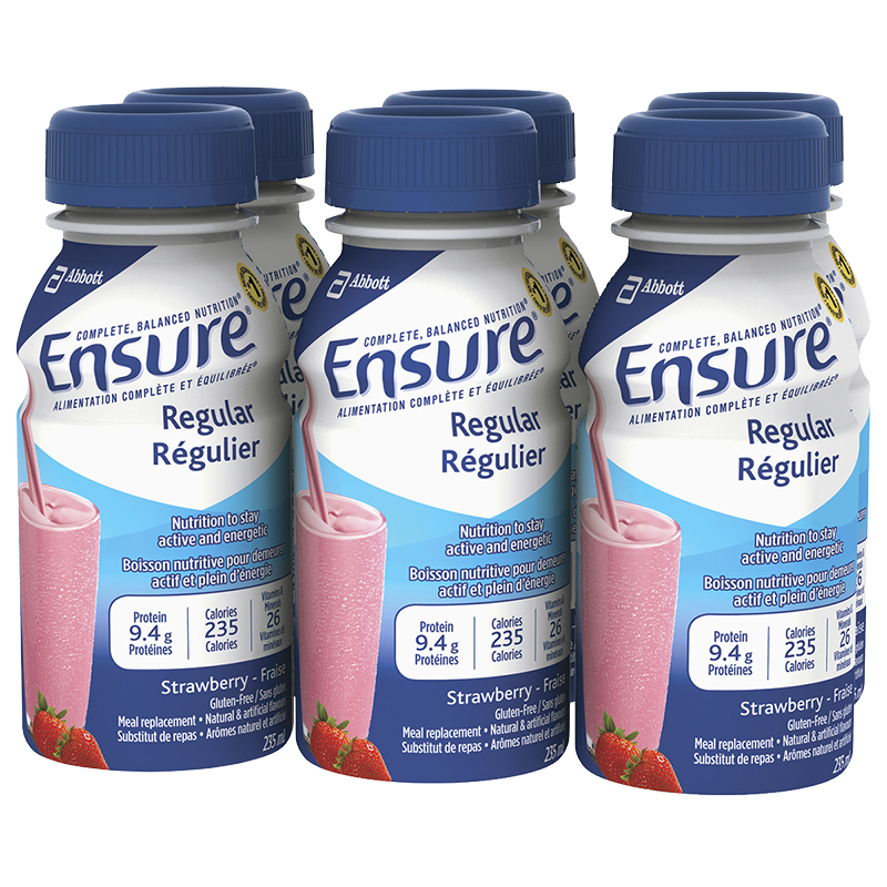 Ensure Regular Strawberry 6 X 235ml London Drugs 8743