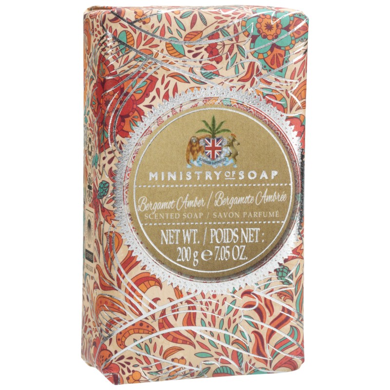 Ornate Extravagance Soap - Bergamot Amber - 200g