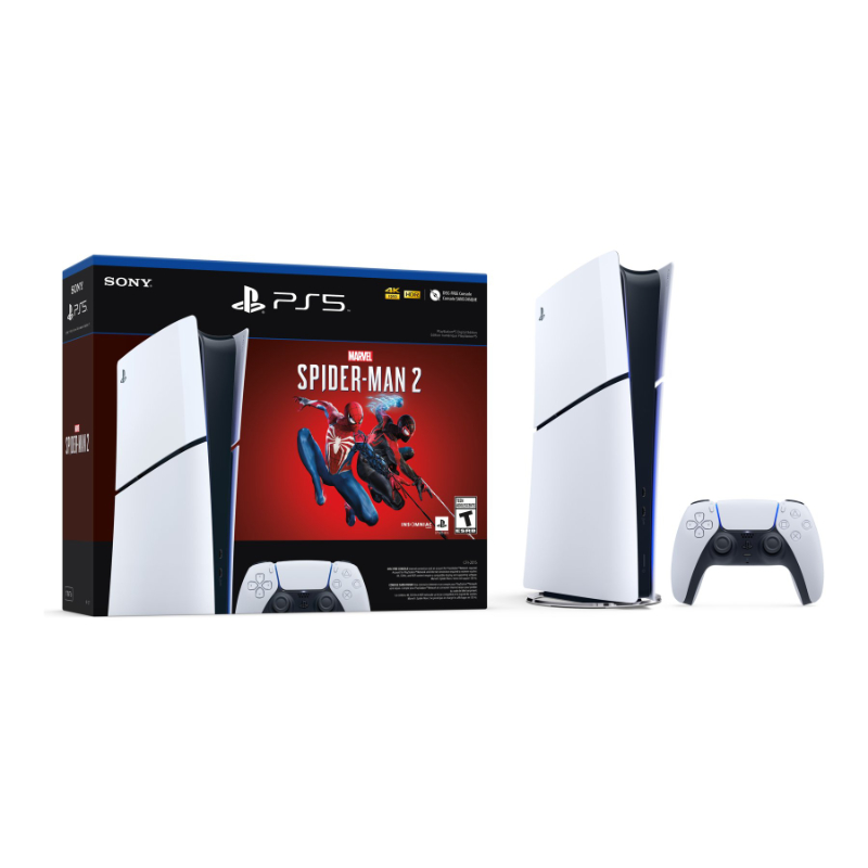 Sony PlayStation 5 Slim Digital Edition Marvel's Spider-Man 2 - 1000039789