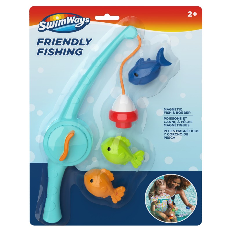 Swimways Gone Friendly Fishing Toy with Magnetic Fish & Bobber