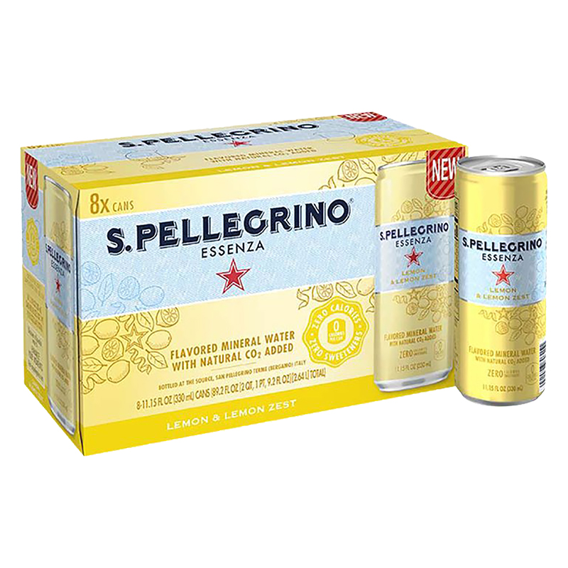 SanPellegrino Flavoured Mineral Water - Essenza - 330ml/8 pack