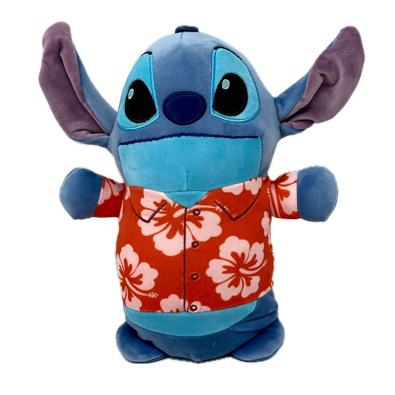 Squishmallows Hug Mees Plush Toy - Hawaiian Shirt Stitch - 10 Inch - 10 x 6 x 4 Inches