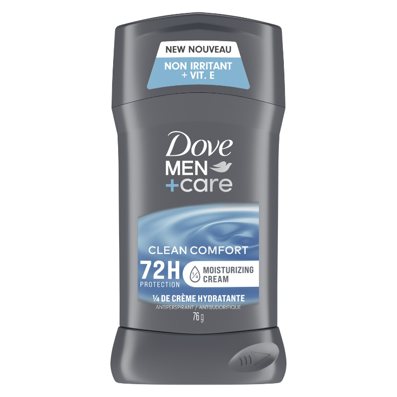 Dove Men+Care Clean Comfort Non Irritant Anti-Perspirant Stick - 76g