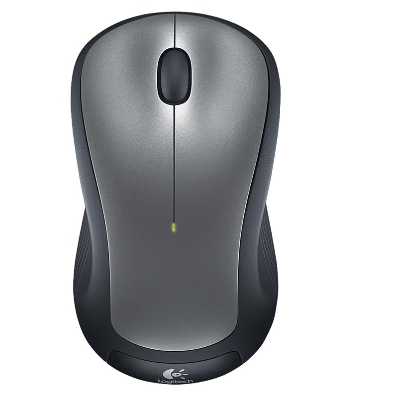 Logitech wireless mouse m310 silver black usb обзор