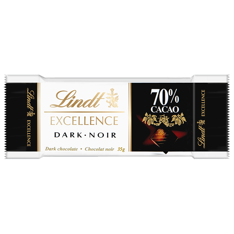 Lindt Excellence 70 Cocoa Chocolate Bar 35g London Drugs 8644