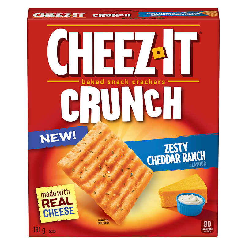 Cheez-It Crunch - Zesty Cheddar Ranch - 191g | London Drugs