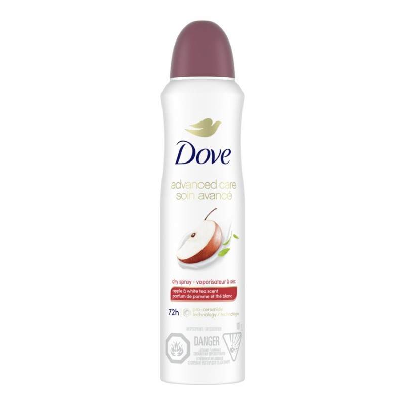 Dove Advanced Care Antiperspirant - Apple & White Tea - 107g