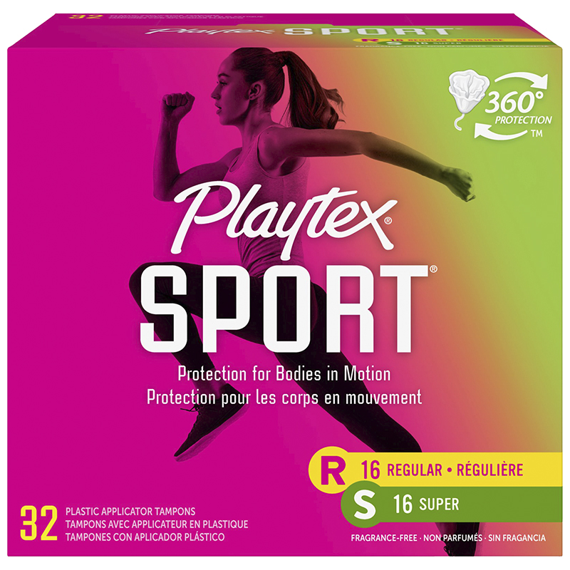 Playtex Sport Tampons - Regular/Super - 32's