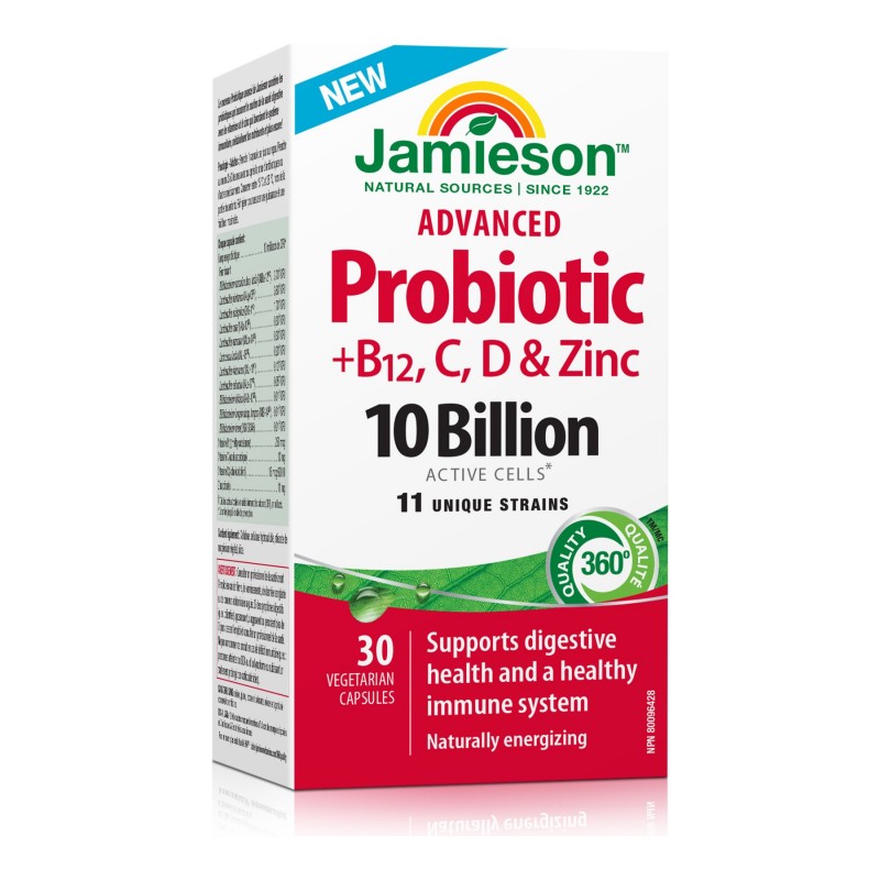 Jamieson Advanced Probiotic Vegetarian Capsules - 30's