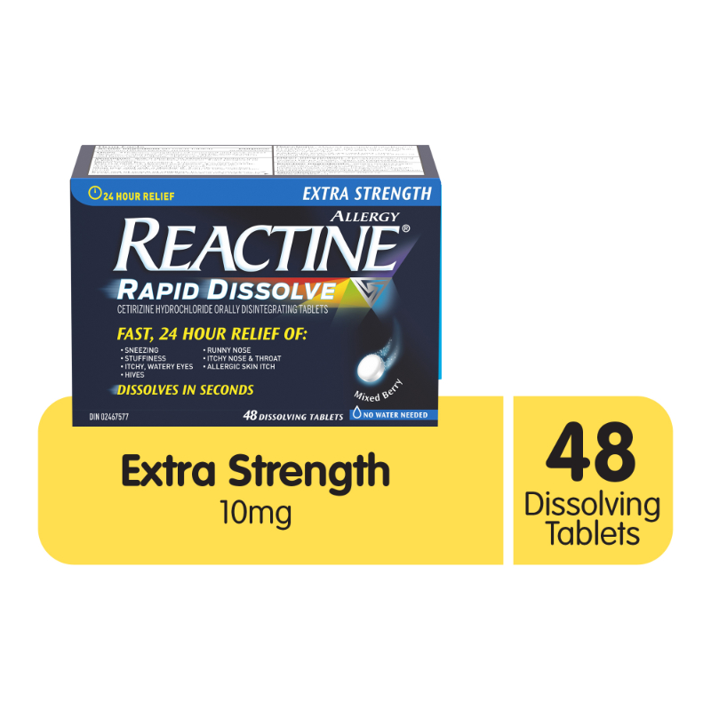 Reactine Allergy Rapid Dissolving Tablets - 48's