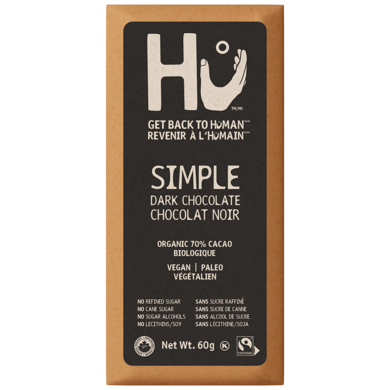 Hu Simple Dark Chocolate Bar - 60g