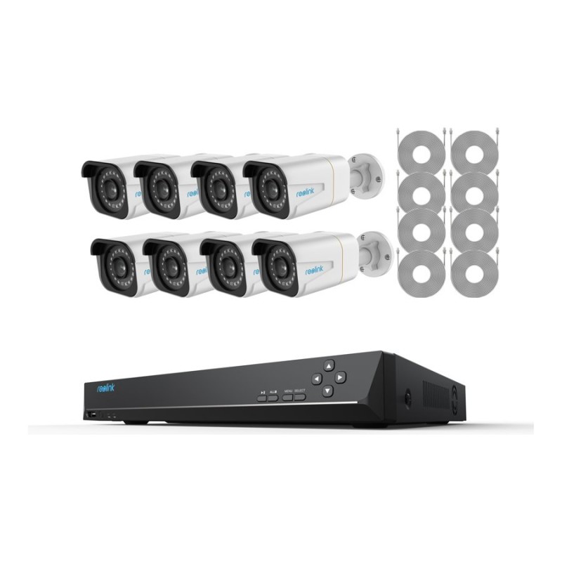 Reolink NVR with 8 Cameras Kit