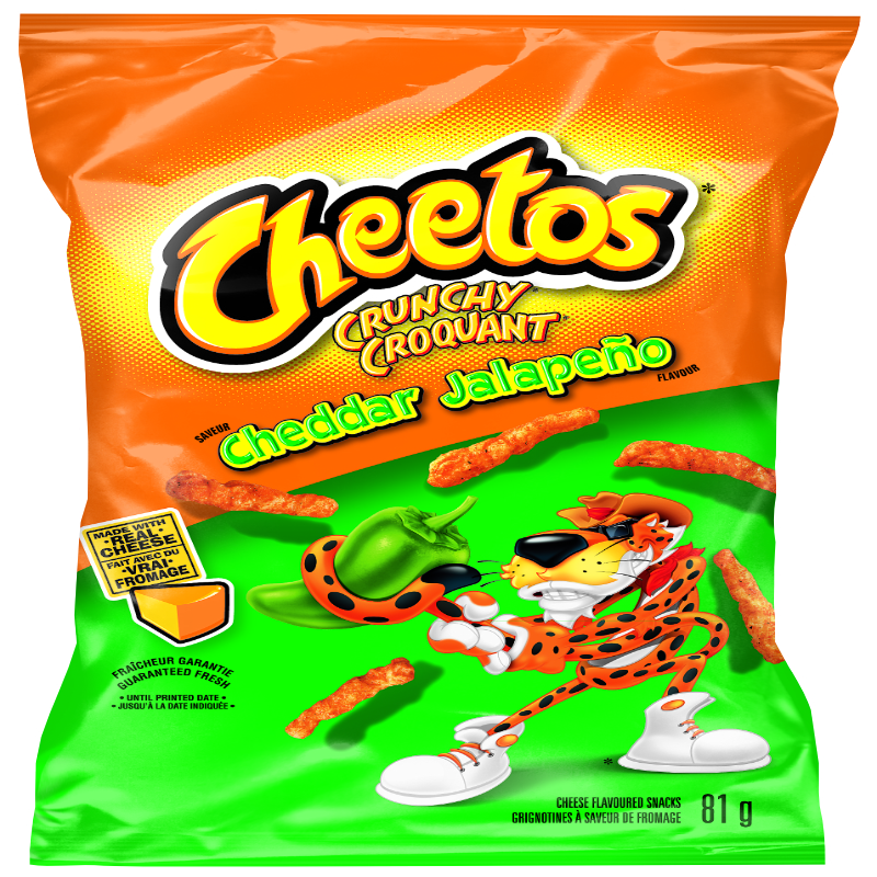 Cheetos Crunchy Snacks - Cheddar Jalapeno - 81g