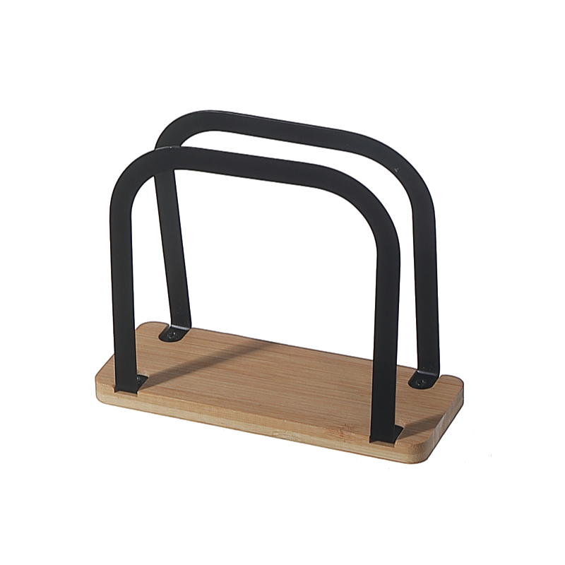 Metal Standing Napkin Holder - Black