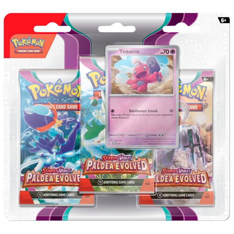 Pokemon Scarlet Violet Paldea Evolved - 3 Pack
