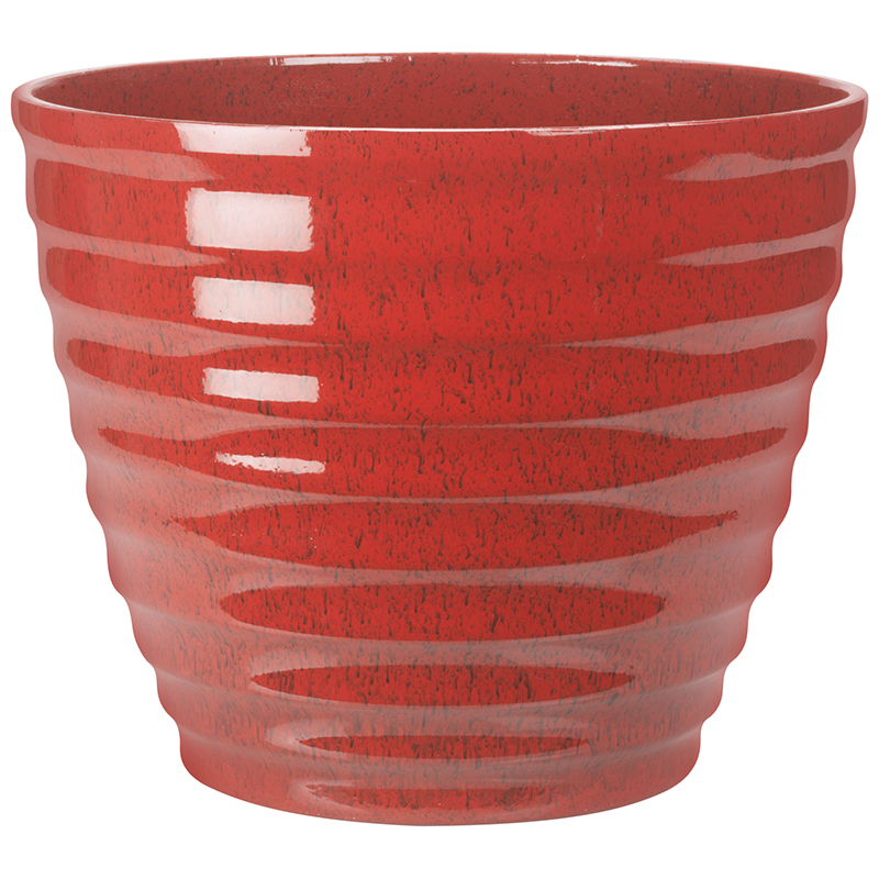 Garant Beehive Pot Planter - Red - 14 Inch