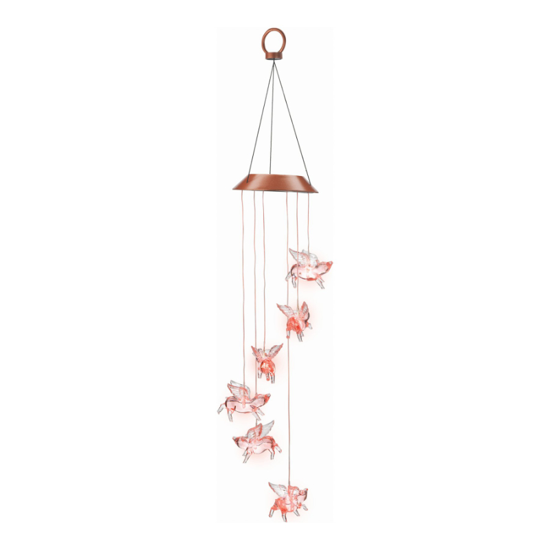 Collection by London Drugs Solar Wind Chime - Pig