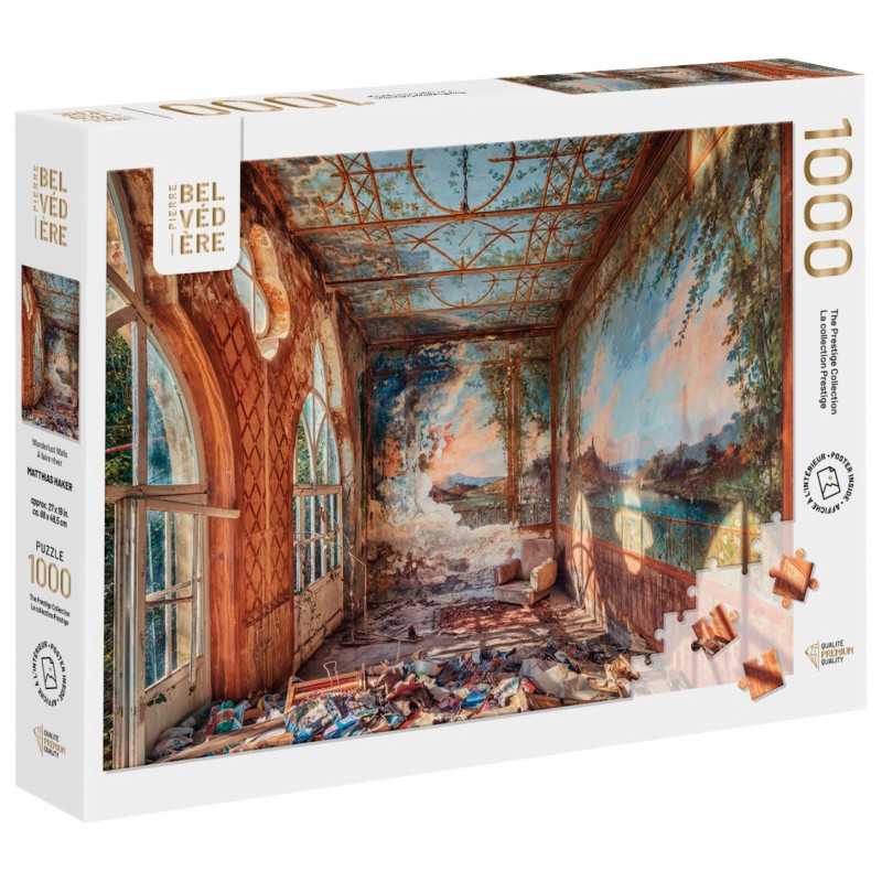 Pierre Belvedere Wanderlust Walls Jigsaw Puzzle - 1000 Piece