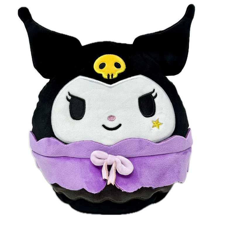 Squishmallows Halloween Sanrio Plush Toy - Kuromi Witch - 8 Inch - 8 x 7 x 5 Inches