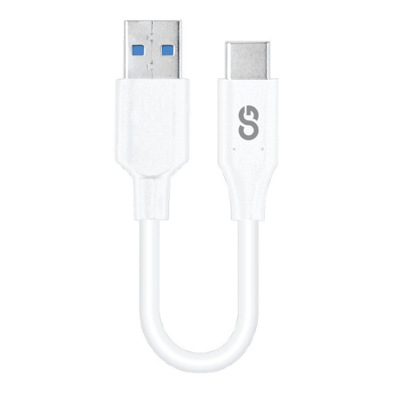 LOGiiX USB-A to USB-C Cable - White -15cm