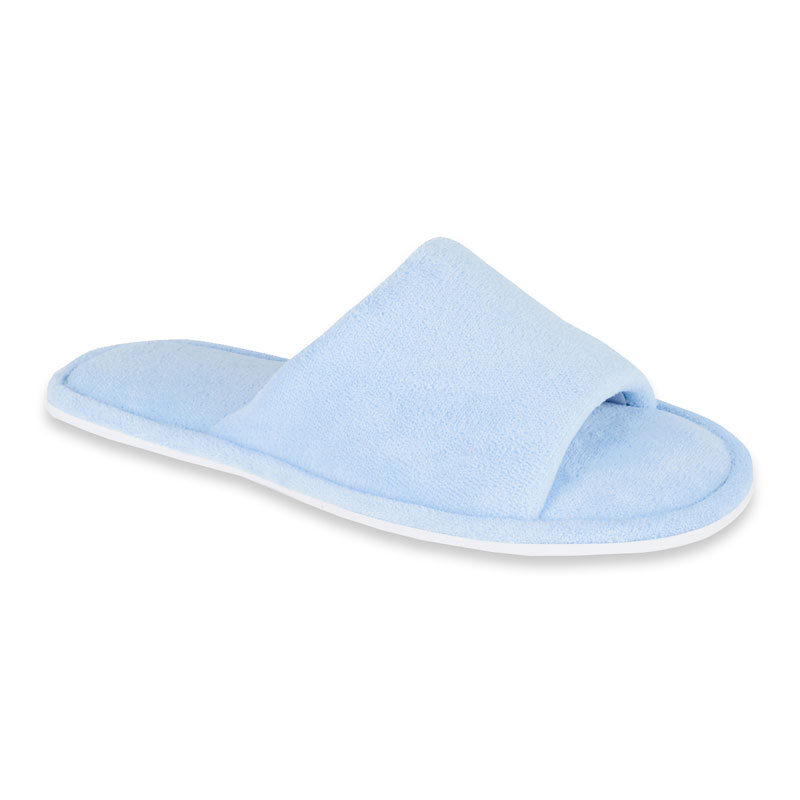 isotoner open toe slippers