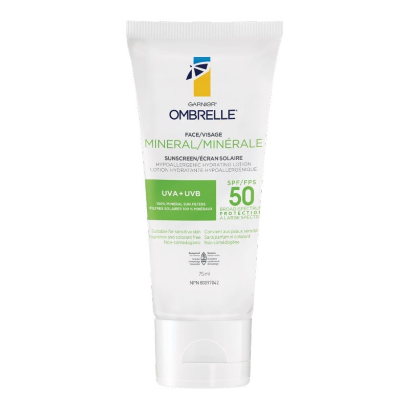 Garnier Ombrelle Mineral Face Sunscreen Lotion - SPF 50 - 75ml