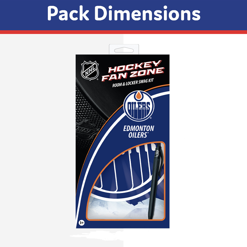 NHL Hockey Fan Zone Kit - Edmonton Oilers