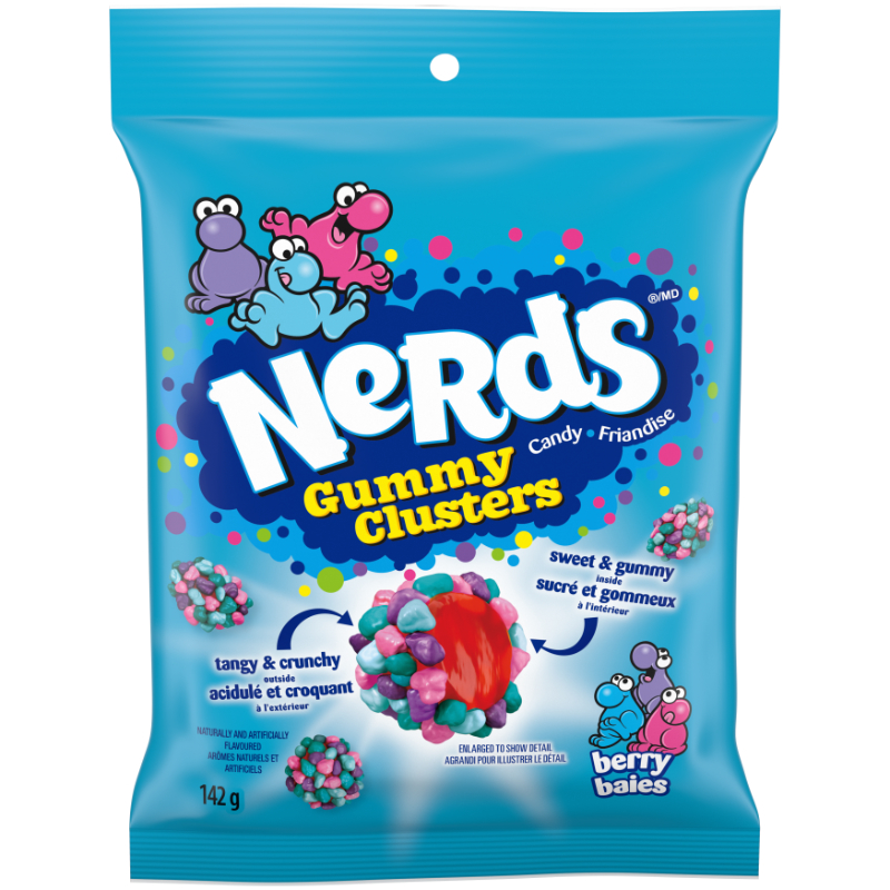 Ferrera Nerds Gummy Clusters - Berry - 142g