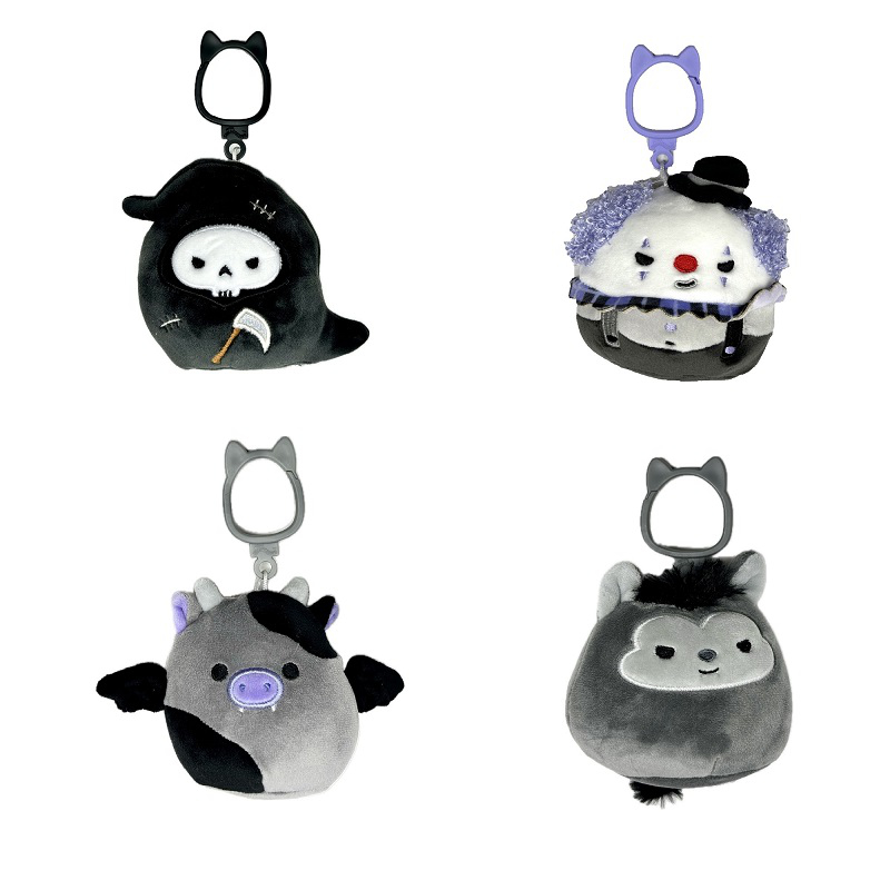 Squishmallows Clips B Halloween Squad - 3.5 Inch - Assorted - 4 x 3.5 x 2 Inches