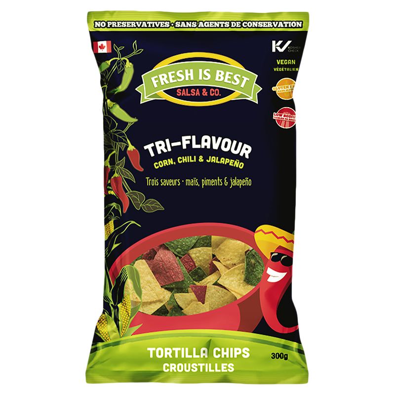 Fresh is Best Tortilla Chips - Tri-Flavour - 300g