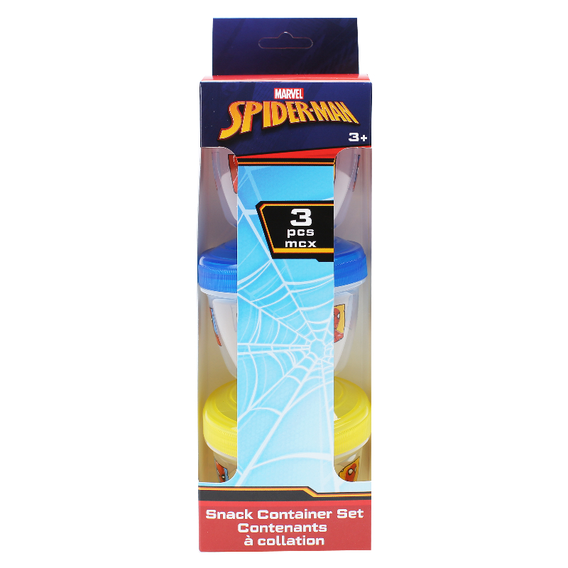 Marvel Spider-Man Kids Snack Container Set - 3 piece / 140ml